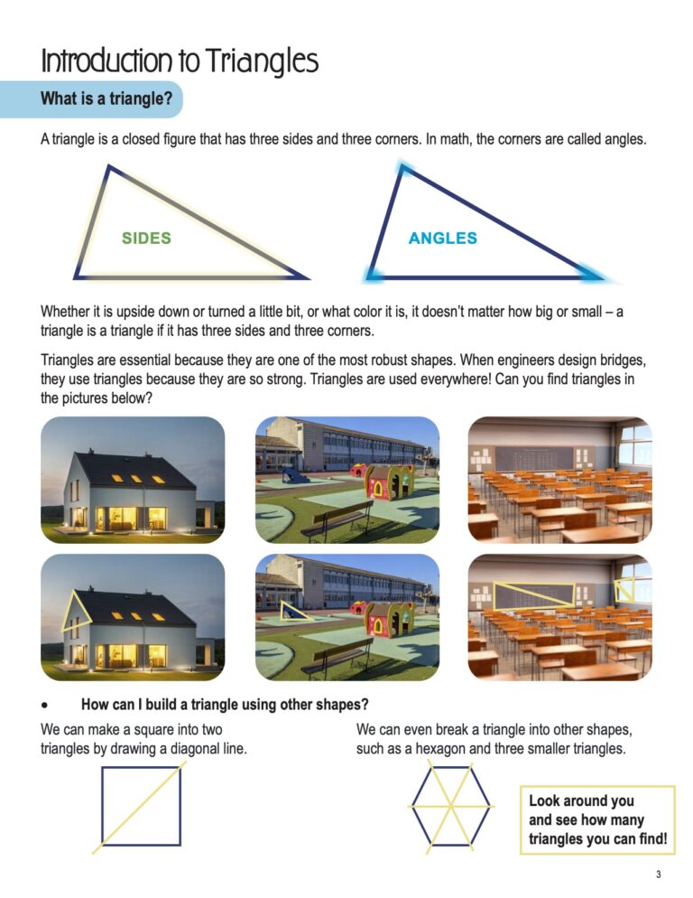 Introduction to Triangles, Free PDF Download - Learn Bright