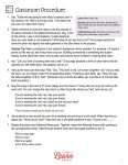 This is the classroom procedure page for the Colors: Red lesson plan. The orange Learn Bright logo is at the bottom of the page.